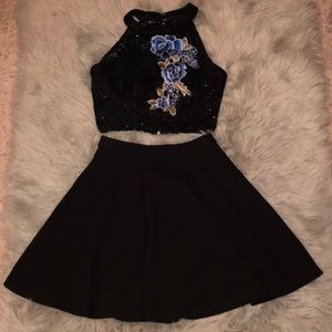 Hoco two piece dress
